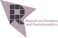Logo of the journal: Reports on Geodesy and Geoinformatics